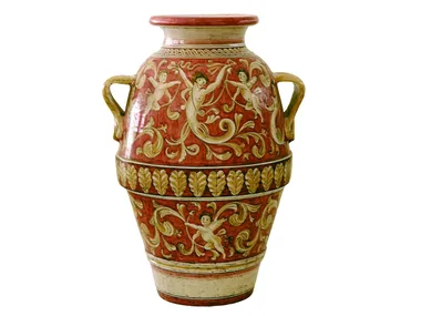 GA/AP/R/1062/80 - Handmade ceramic vase _ L'Antica Deruta